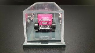RARE ICPHSO 20th Anniversary Hot Wheels Bone Shaker,  pink in cube HARD TO FIND 3