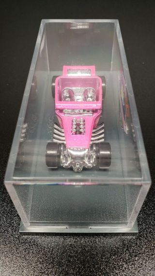 RARE ICPHSO 20th Anniversary Hot Wheels Bone Shaker,  pink in cube HARD TO FIND 5
