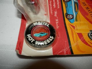1968 Hot Wheels Redline CUSTOM CORVETTE IN.  Blister Pack 2