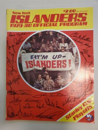 1979 - 80 N.  Y.  Islander Official Program