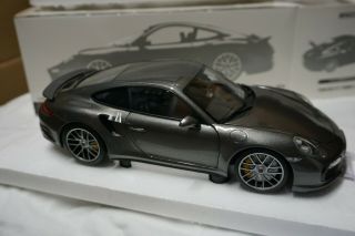 1/18 Minichamps Porsche 911 Turbo S Grey Lim.  504