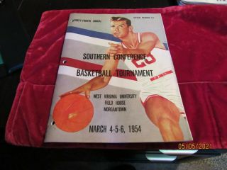 1954 West Virginia Southern Conference Basketball Tournament Program