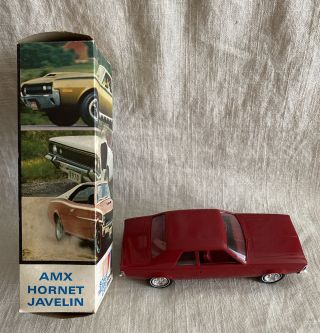 Rare 1970 Jo - Han Johan American Motors Amx Hornet Javelin Matador Red,  1/24 W/box