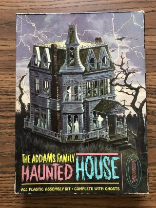 Aurora 1965 The Addams Family Haunted House Model Kit 805 - 198 Complete