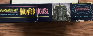Aurora 1965 The Addams Family Haunted House Model Kit 805 - 198 Complete 6