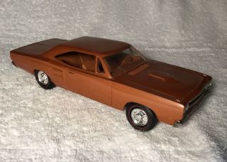 Rare Mpc 1969 Dodge Coronet R/t Dealer Promo In Copper Poly