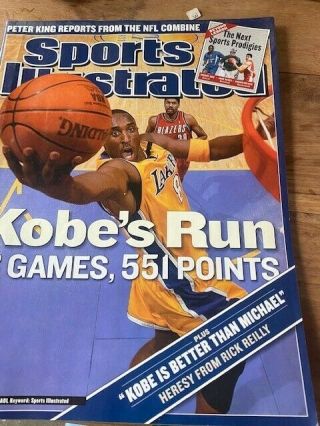 Sports Illustrated March 3 2003 Kobe Bryant 