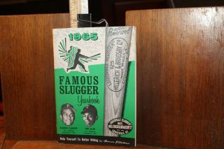 Vintage 1965 Louisville Slugger Famous Slugger Yearbook Baseball Clemente Olivia