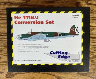 Vintage 1/48 Cutting Edge Modelworks He 111 B/j Conversion Set 48446