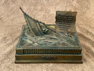 Disney 20,  000 Leagues Nautilus Sculpture Very Rare Bronze Finish