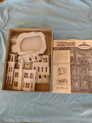 Aurora 1965 The Addams Family Haunted House Model Kit 805 - 198 6