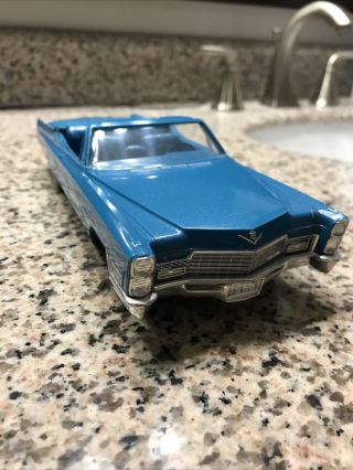 1968 Cadillac Deville Convertible Blue Metallic Promo Model Hygrade