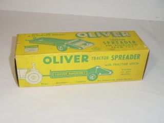 1/16 Vintage Oliver Superior Spreader By Slik Toys (1952) W/box