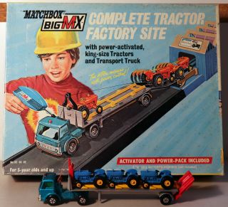 Dte Lesney Matchbox Superkings 62 05 02 Big Mx Complete Tractor Factory Site