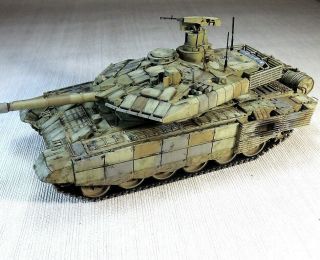 Pro - Built 1/35 T - 90ms Russian Modern Tank Finished Model (in - Stock)