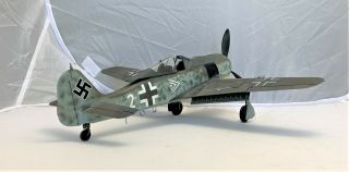 Pro - Built 1/32 Focke - Wulf Fw190a - 6 Hasegawa (, Photo - Etched Flaps And Cockpit)