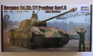 Trumpeter 00928 1/16 Wwii German Panther Ausf.  G Early Version