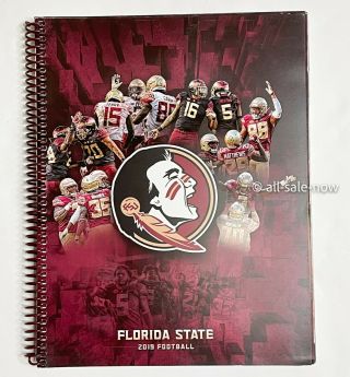 2019 Fsu Florida State Seminoles Noles Football Media Guide Book Collectible