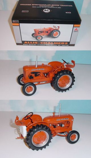 1/16 Allis - Chalmers Wf Tractor Nib 2010 Orange Spectacular Hard To Find