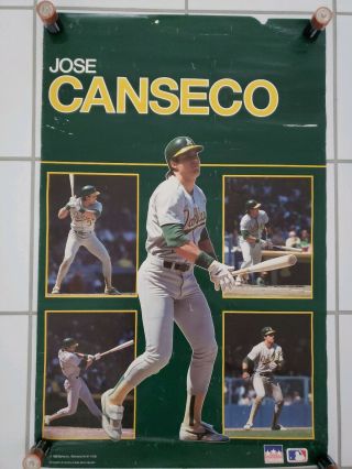 Jose Canseco Major League Baseball Player Oakland Athletics Starline Poster