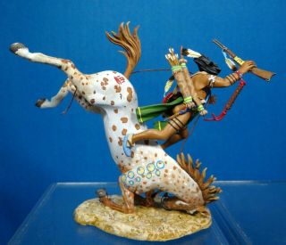 Andrea Miniatures 54mm Sioux Warrior Mtd 1876 1 Fig