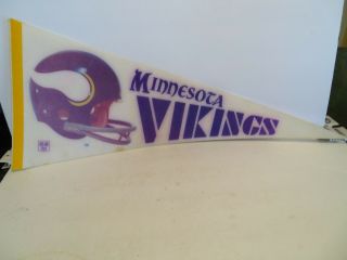 Vintage 1970s Minnesota Vikings Nfl 30 " Pennant Flag