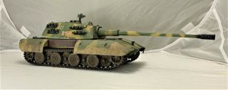 Pro - Built 1/35 German E 100 Heavy Tank From Trumpeter