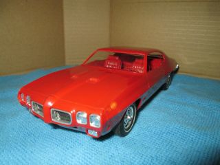 1970 Pontiac Gto Lemans Buckets Console Rally Loose Dealer Promo Red 1/25