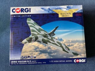 Corgi Diecast Limited Edition.  Avro Vulcan B2 Xm575.  1:72 High Detail Model