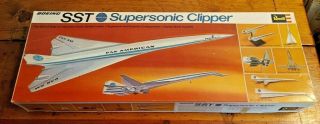 Revell Boeing Sst Supersonic Clipper 2 X 18 " Models From 1968 H263:300