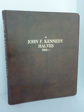 Vintage Coinmaster Album John F.  Kennedy Halves 1964 To 1976 W/ 14 Coins