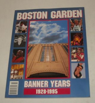 Boston Garden Banner Years 1928 - 1995 Sc Book Rolling Stones Bruins Celtics