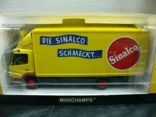 Wow Extremely Rare Mercedes Atego 815 Koffer Sinalco 2004 Le 444 1:43 Minichamps