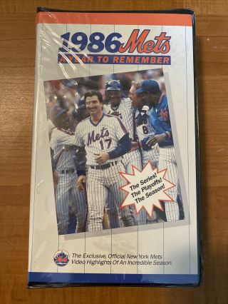 1986 York Mets A Year To Remember Vhs