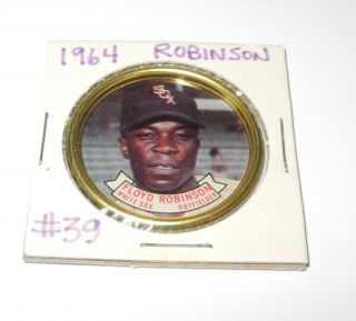 1964 Topps Baseball Coin Pin 39 Floyd Robinson Chicago White Sox Near