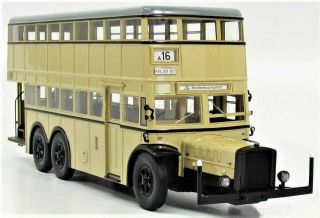 1940 Bussing D38 Double Decker Bus 1/43 N Diecast 46710 Neo Resin Models Matrix
