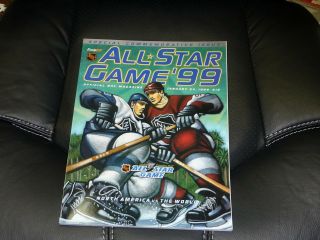 1999 Nhl Hockey All Star Game Program Tampa Bay Near
