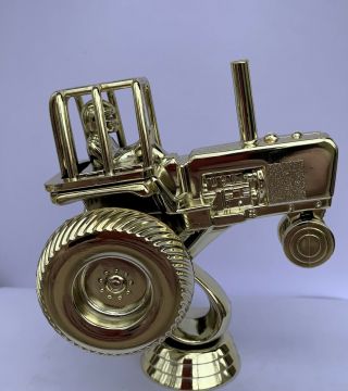Vintage Tractor Pull Trophy Topper Gold - Farm - Fair - Parade