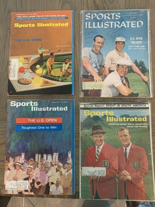 14 1960s Sports Illustrated Golf Covers Arnold Palmer,  Sam Snead,  Jack Nicklaus