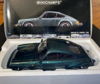1:18 1983 Minichamps Porsche 911 930 Carrera (green)