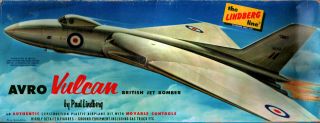Lindberg 1/96 Avro Vulcan Raf V - Force Nuclear Bomber Kit 537 - 149 (1959) Open Box