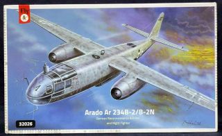 Fly 32026 1/32 Arado Ar 234b - 2/b - 2n German Reconnaissance Bomber Model Kit