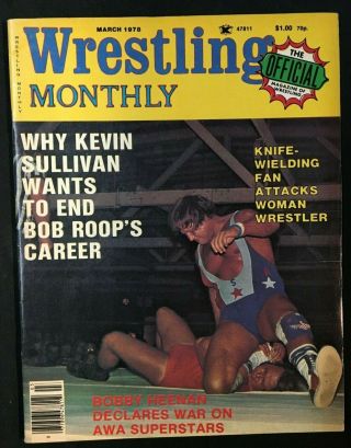Wrestling Monthly March 1978 Kevin Sullivan Cover