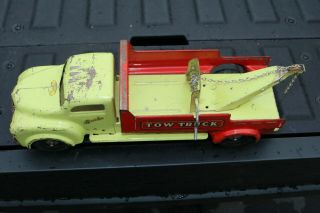Lincoln Toy Tow Wrecker Service Truck - Made in Canada 1950s 6