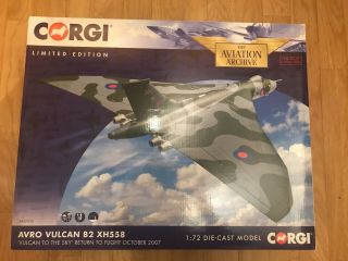 Corgi Limited Edition 1/72 Avro Vulcan B2 Xh558 Vulcan To The Sky Aa27201