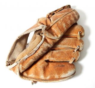 Vintage Youth Size Baseball Glove Pro Model Full Grain Cowhide Rawlings?