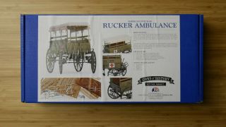 Model Shipways 1:16 Guns Of History Rucker Ambulance Ms4017 Open Box Complete