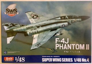 1/48 Zoukei Mura F - 4j Phantom Ii With Photo - Etch Cockpit Parts And Canopy Mask