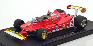 Gp Replicas Ferrari 312 T5 Season 1980 Villeneuve 2 In 1/18 Scale Le Of 500