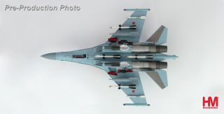 Su - 35S Flanker E Red 5 Russian Air Force,  Latakia,  Syria 2016 1:72 Hobby Master 4